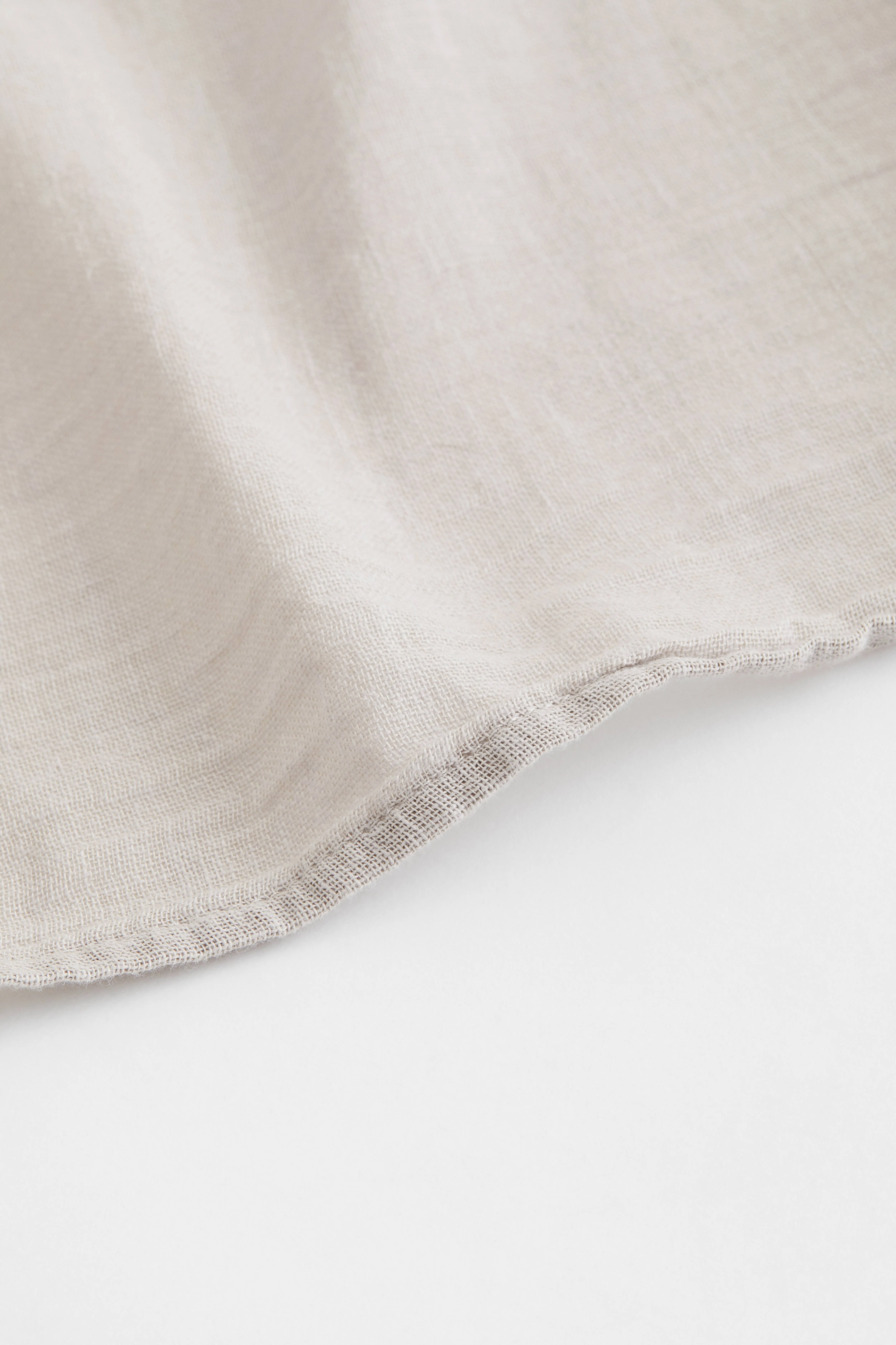 2-pack linen-blend curtains - Light greige - Home All | H&M GB