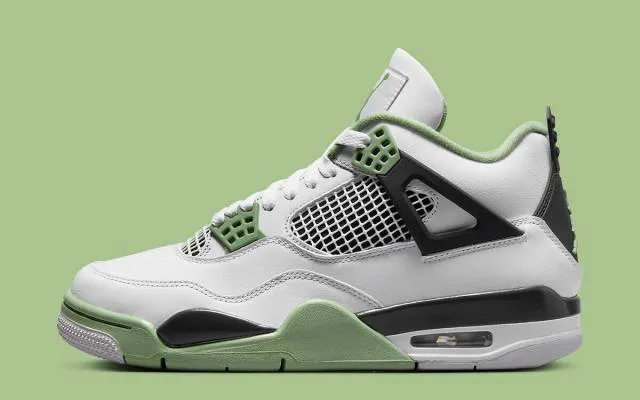 2023 Wmns Nike Air Jordan 4 Retro Seafoam 10-12 White Oi...