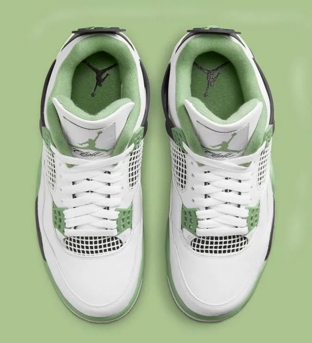 2023 Wmns Nike Air Jordan 4 Retro Seafoam 10-12 White Oi...