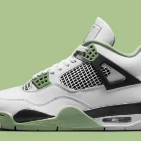 2023 Wmns Nike Air Jordan 4 Retro Seafoam 10-12 White Oi...