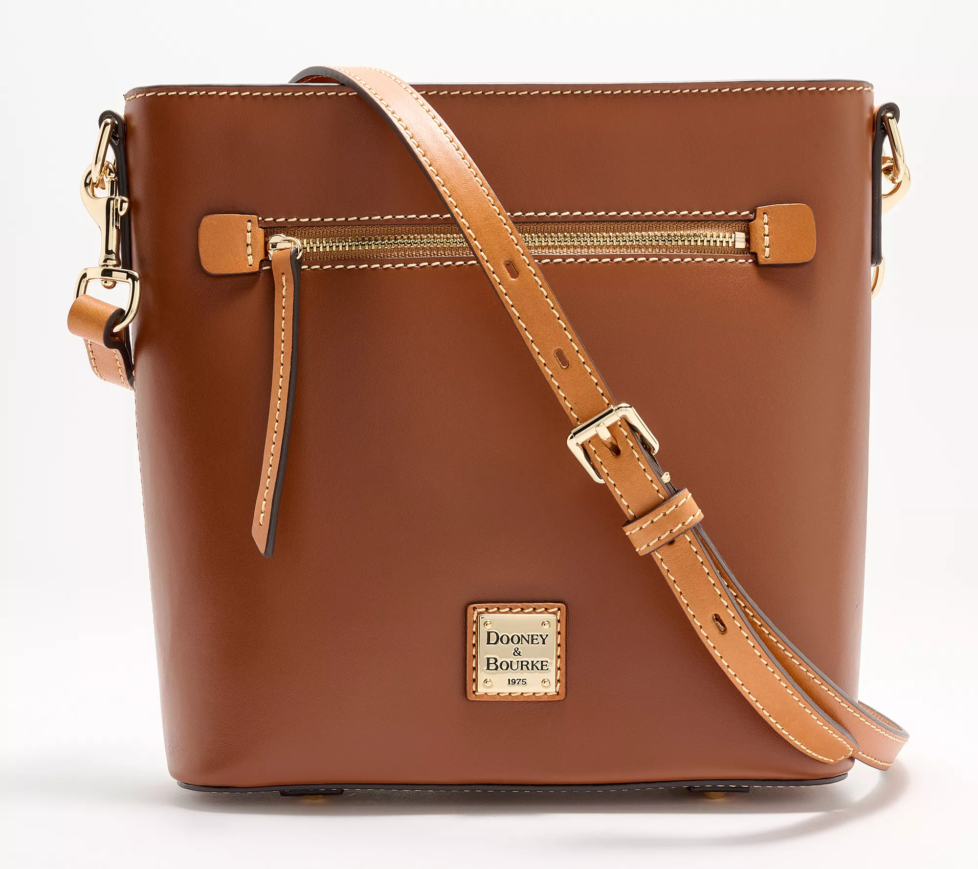 "As Is" Dooney & Bourke Wexford Leather Zip Crossbody