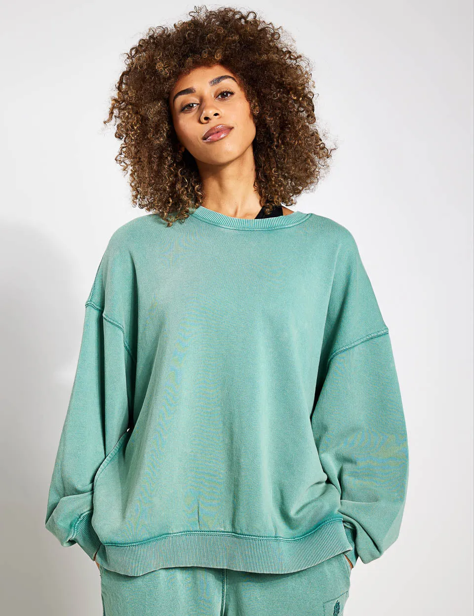 All Star Solid Pullover - Emerald Aura