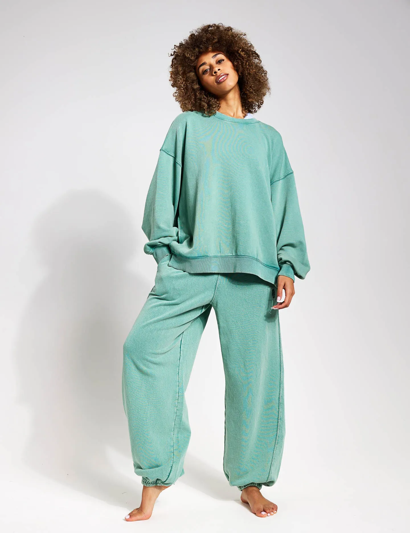 All Star Solid Pullover - Emerald Aura