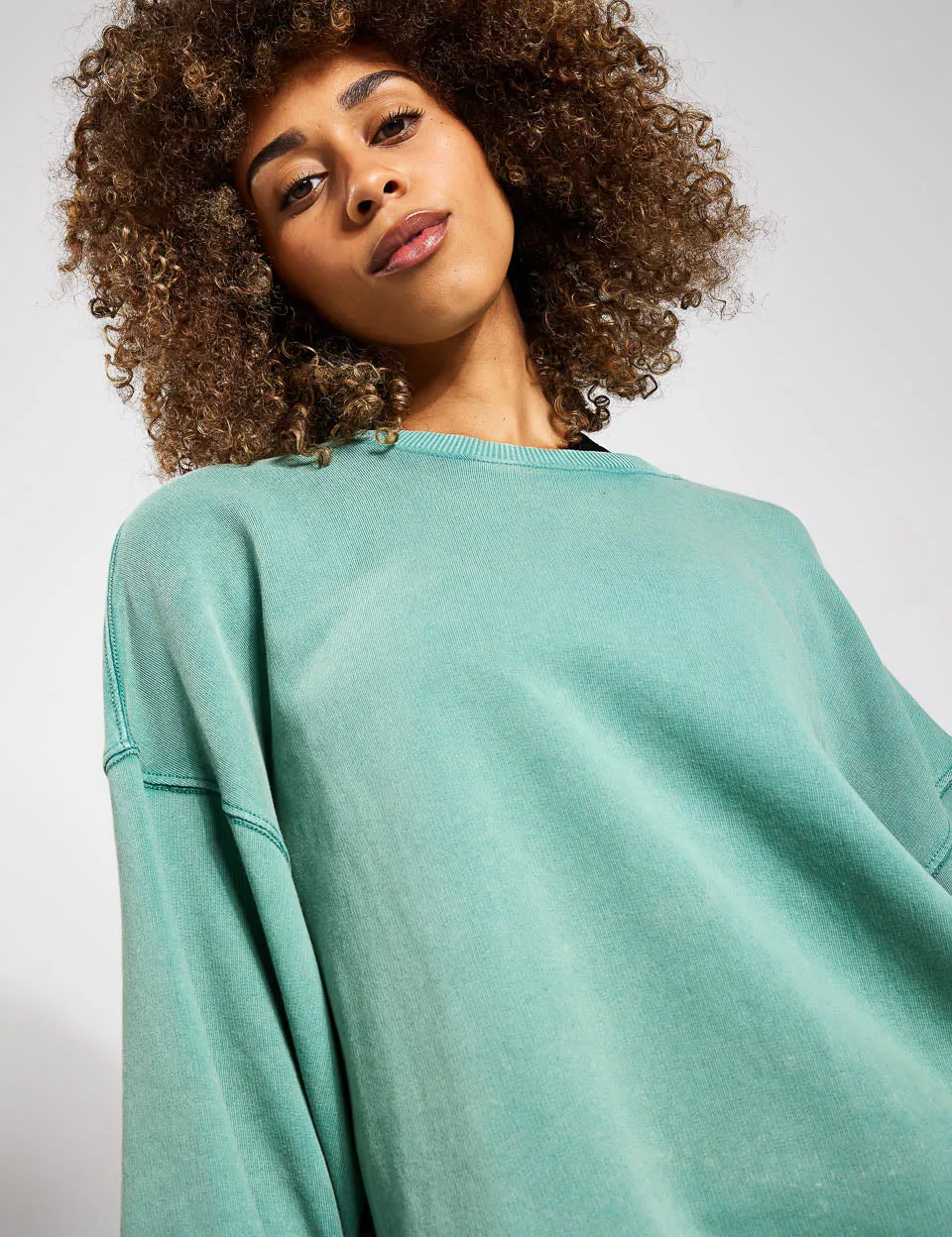 All Star Solid Pullover - Emerald Aura