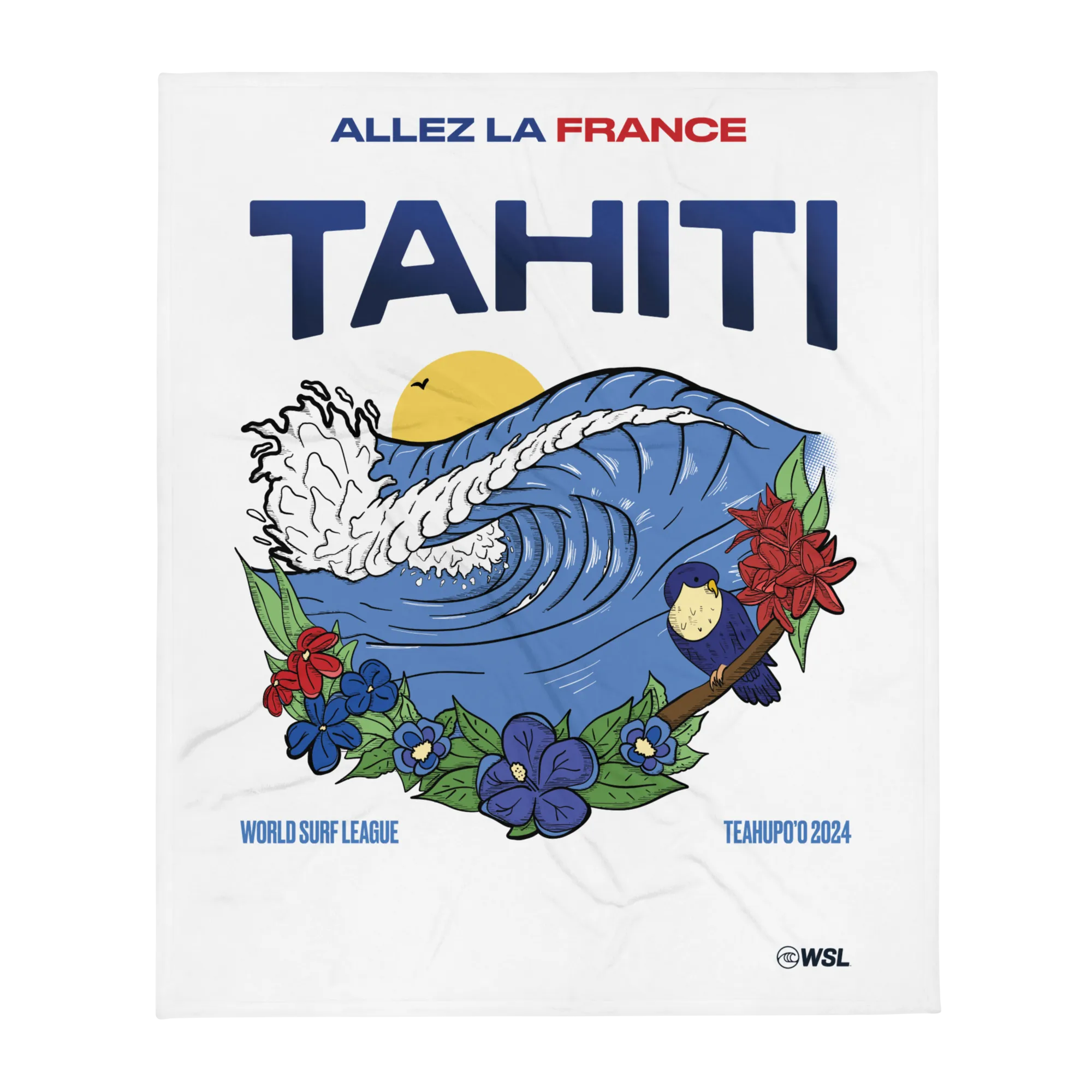 Allez La France Throw Blanket