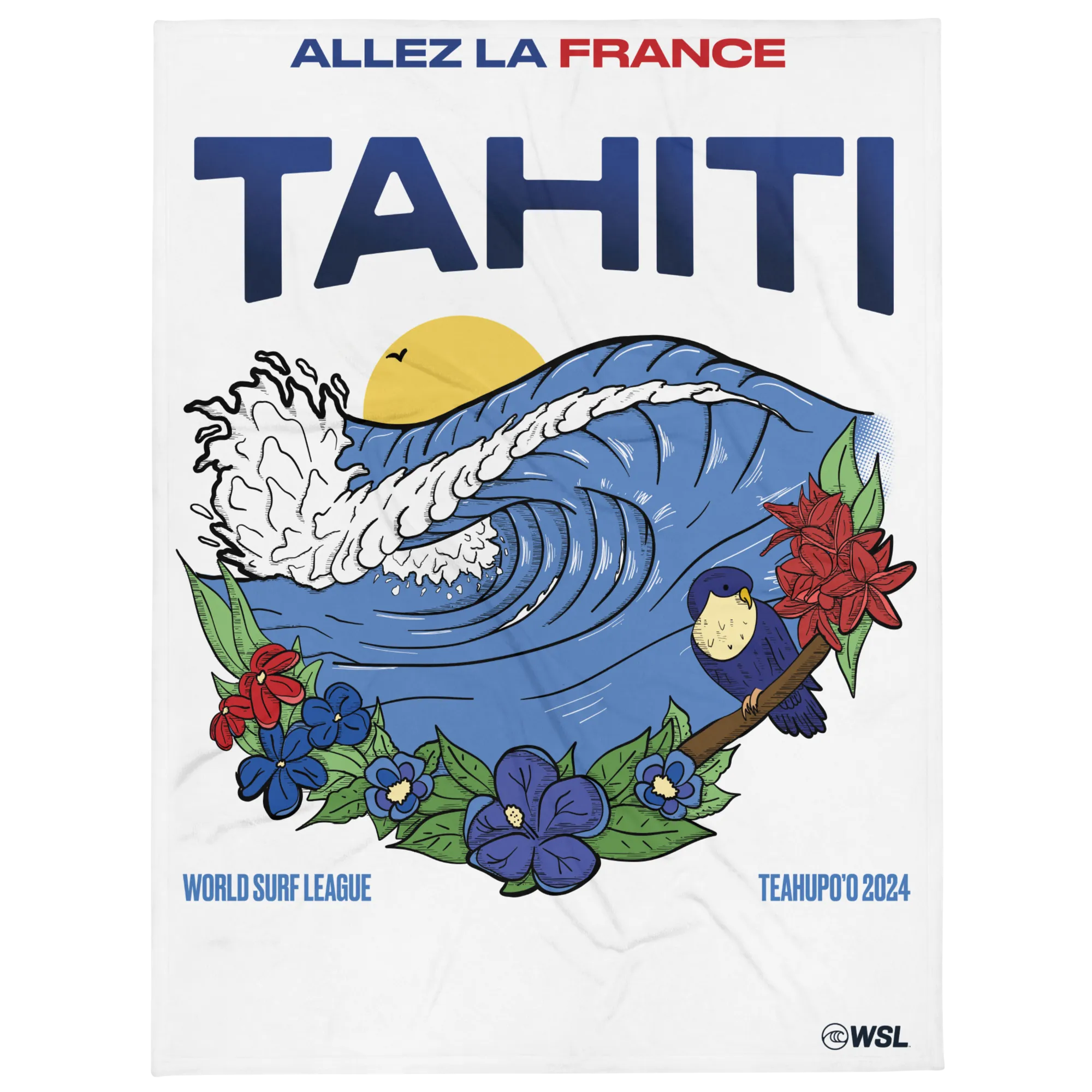 Allez La France Throw Blanket