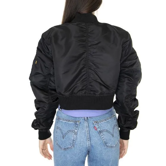 Alpha Industries W' MA-1 Boxy Black Jacket