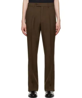 Amiri Brown Tailored Flare Trousers