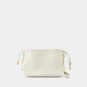 A.P.C.  Ninon Mini Crossbody - A.P.C. - Synthetic Leather - White