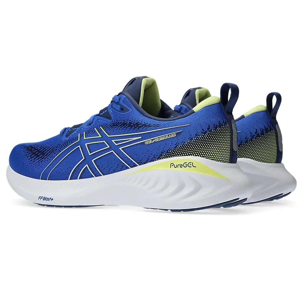 ASICS GEL-CUMULUS 25 (M) - ILLUSION BLUE/ GLOW YELLOW RUNNING SHOES