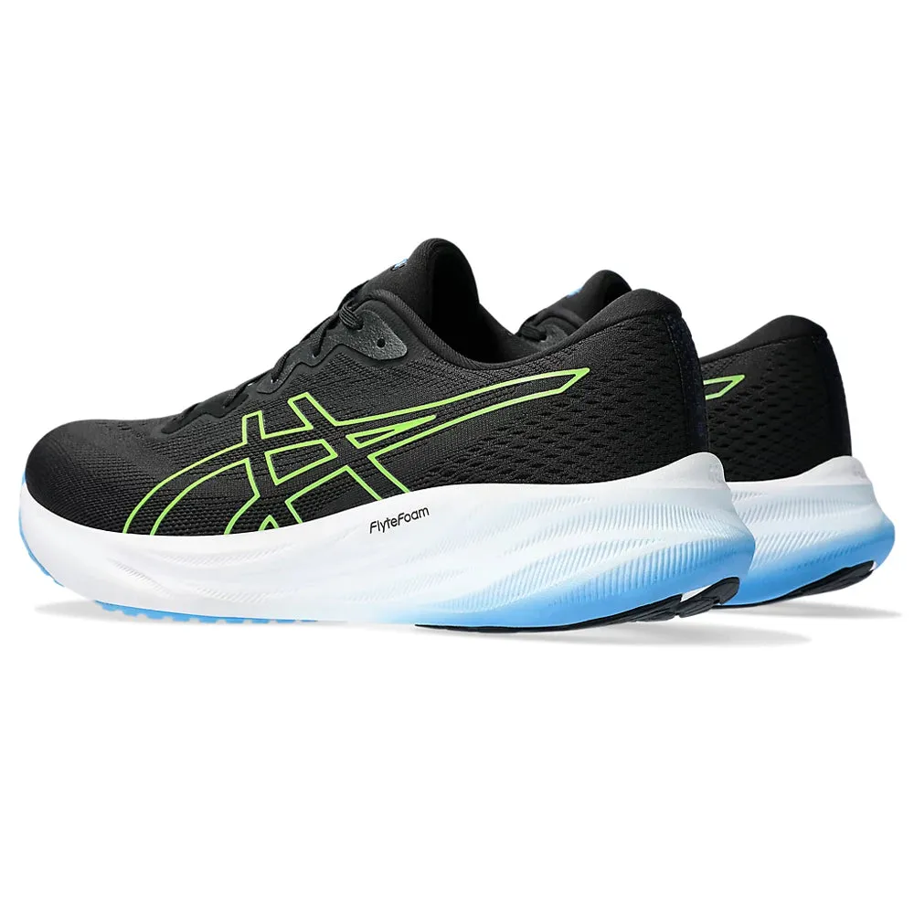 ASICS GEL PULSE 15 MENS' (BLACK/ ELECTRIC LIME) RUNNING SHOES