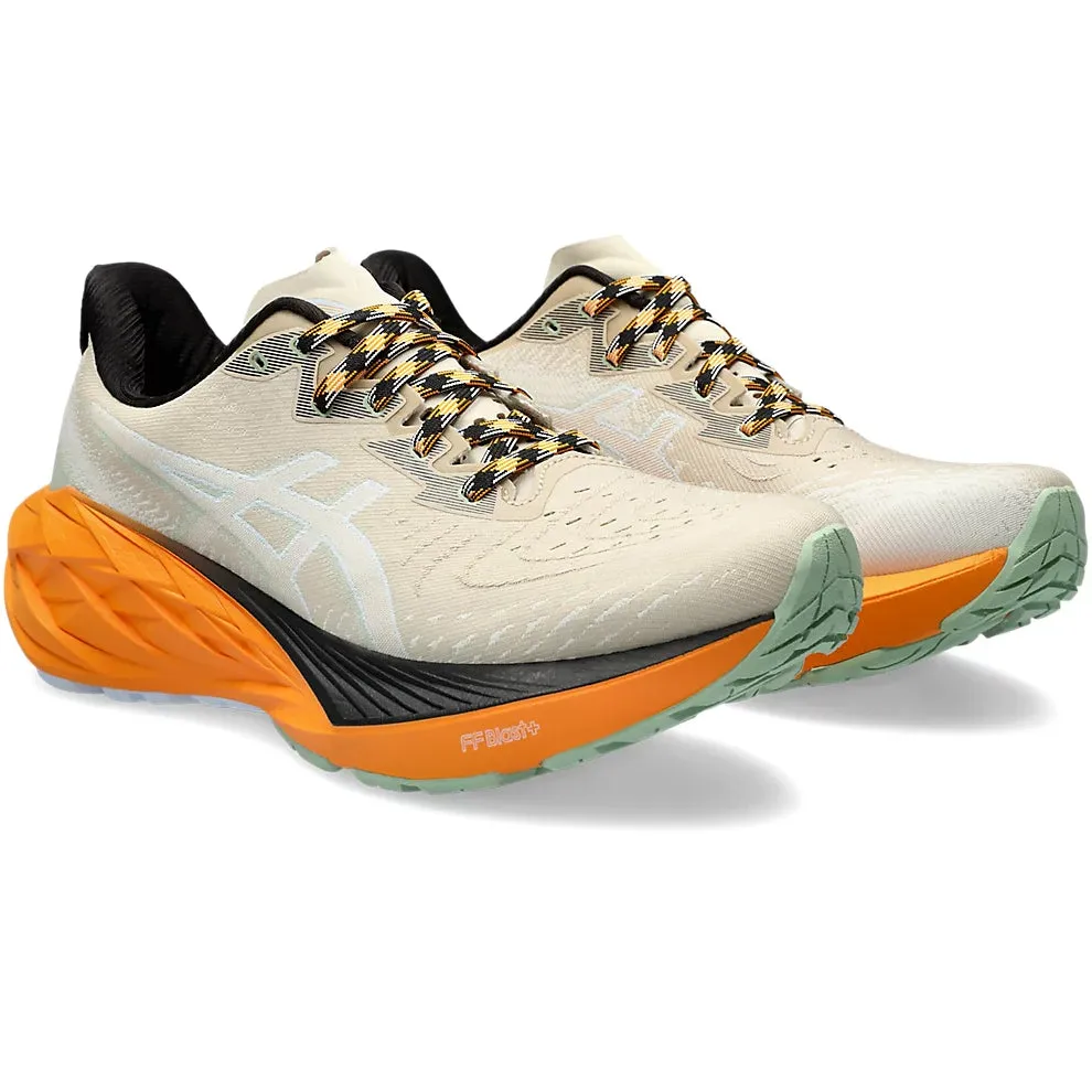 Asics Men's Novablast 4 TR Running Shoes Nature Bathing / Fellow Yellow