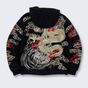 Authentic Vintage Japanese Embroidered Hoodie (S)