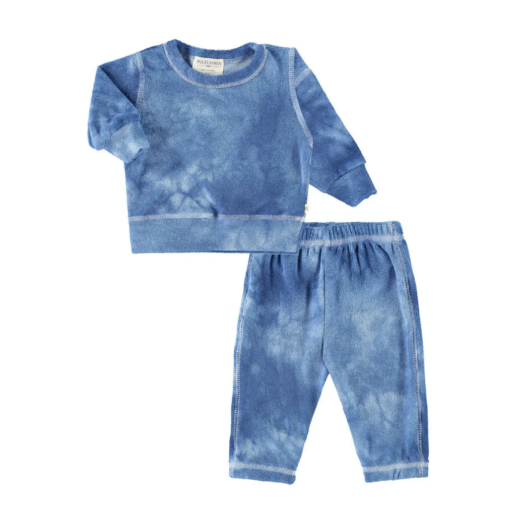 Baby Loop Terry Marble Pullover and Pant