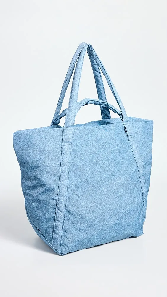 BAGGU   Travel Cloud Bag Digital Denim 