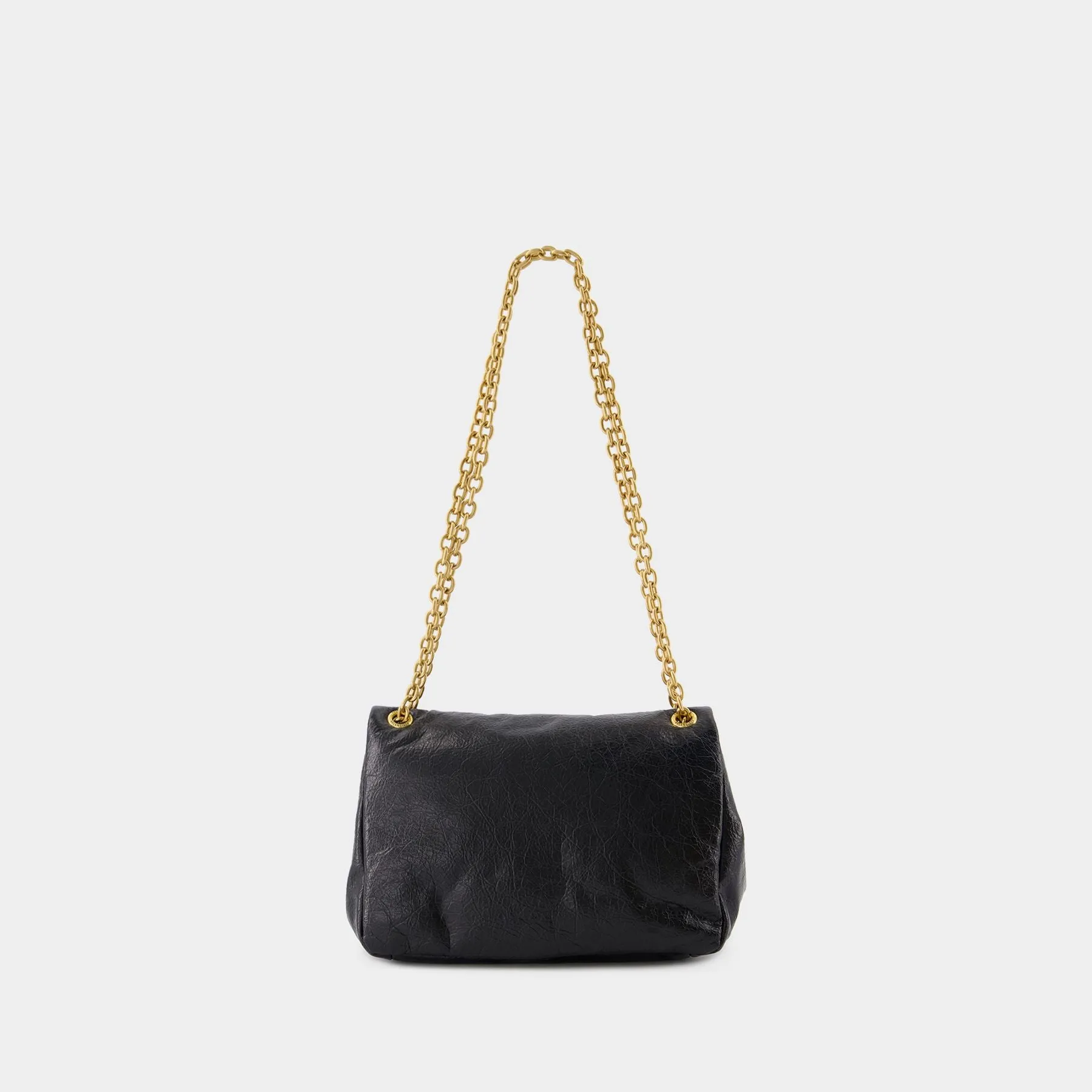 Balenciaga  Monaco Mini Crossbody - Balenciaga - Leather - Black