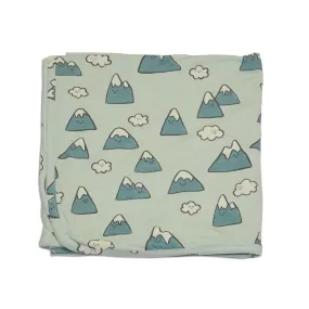 Bamboo Swaddle Blanket (Snowy Rockies Print)