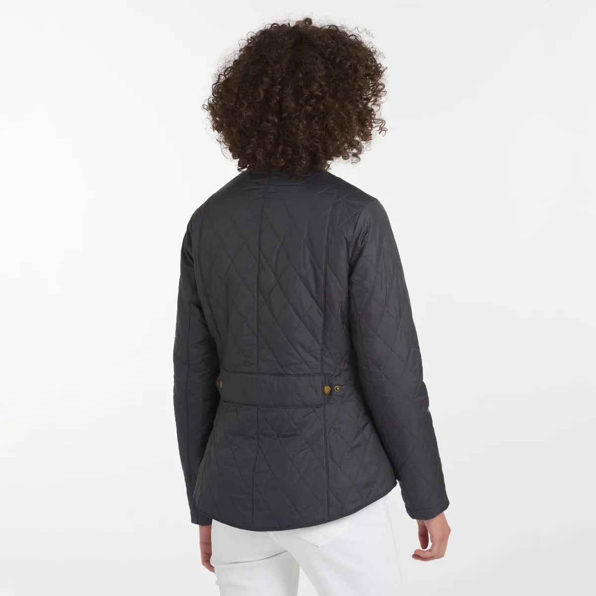 Barbour Flyweight Cavalry Women's Quilted Jacket | Navy