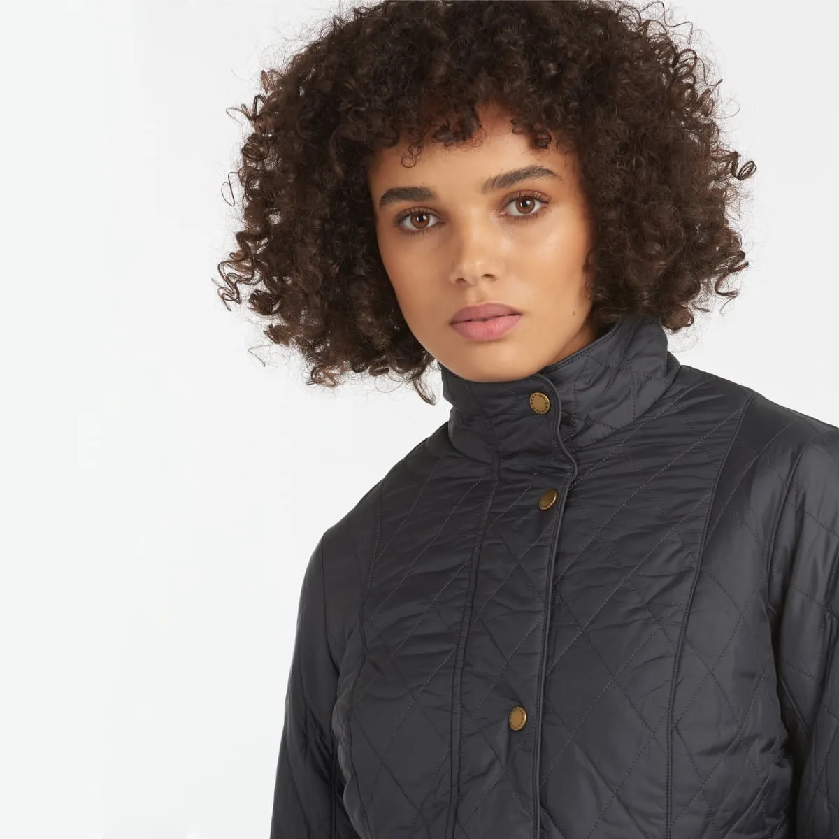 Barbour Flyweight Cavalry Women's Quilted Jacket | Navy