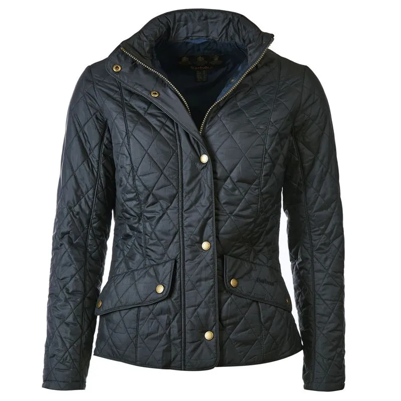 Barbour Flyweight Cavalry Women's Quilted Jacket | Navy