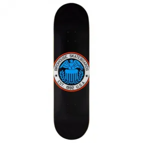 Birdhouse Eagle Logo Skate Deck Black  Comes with a sheet of Free grip tape.