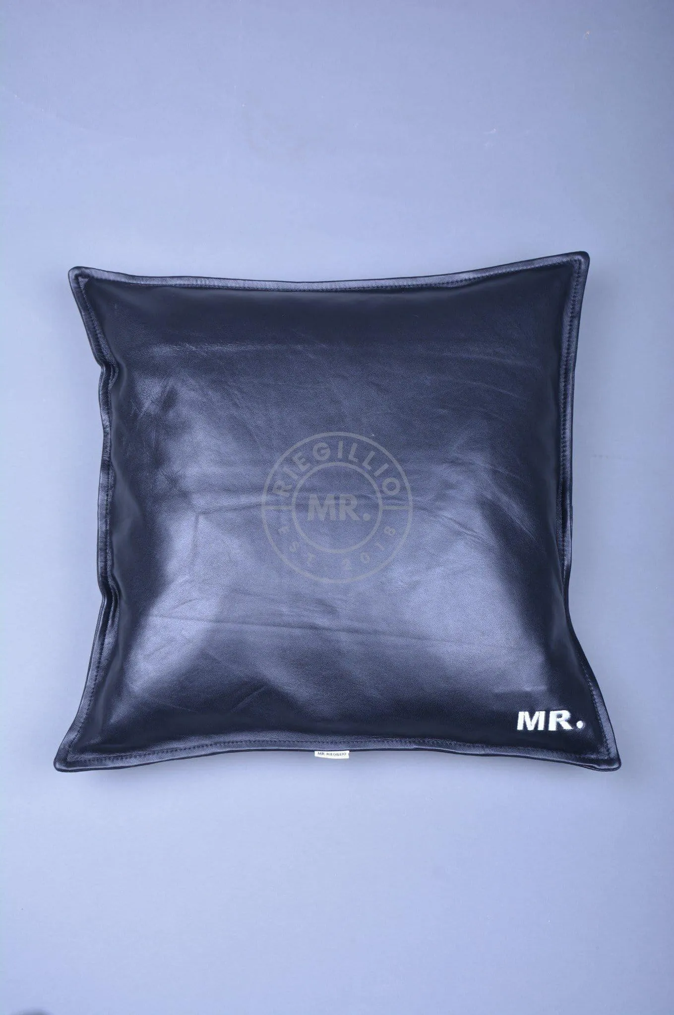 Black Leather Pillow