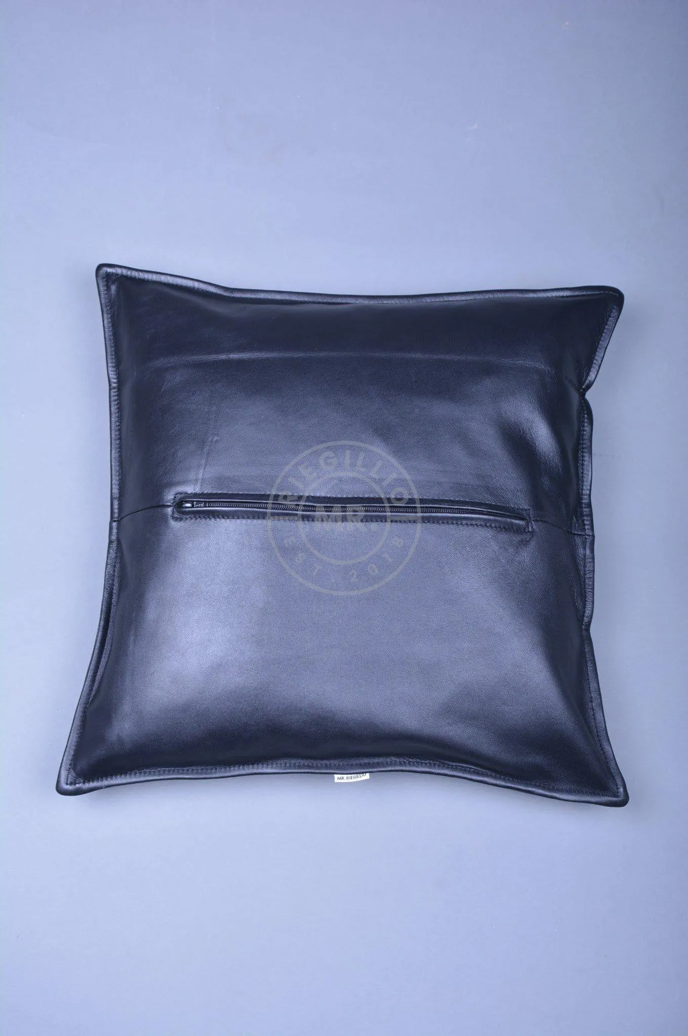 Black Leather Pillow