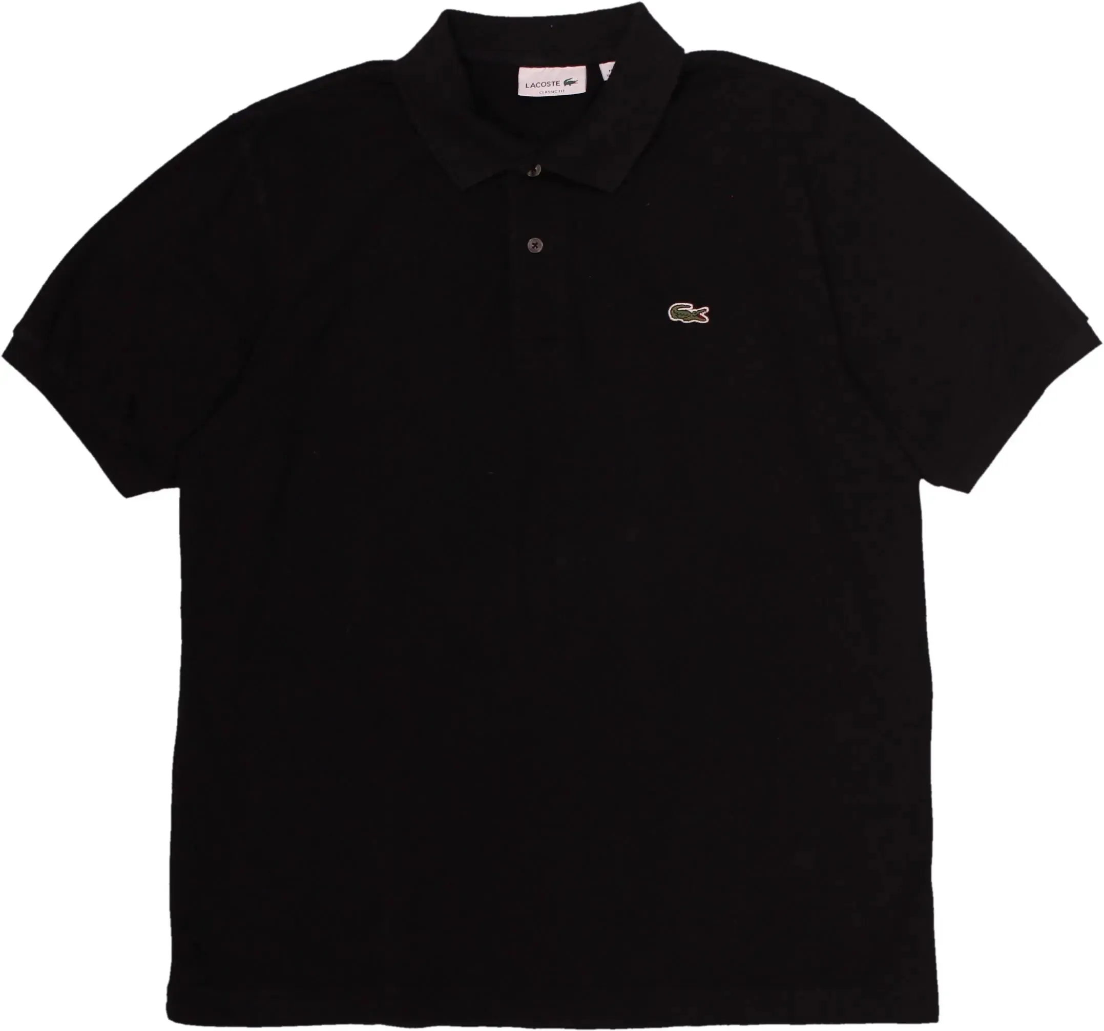 Black Polo Shirt by Lacoste | ThriftTale