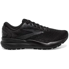 Brooks Men's Ghost 16 Wide Fit Running Shoes Black / Black / Ebony