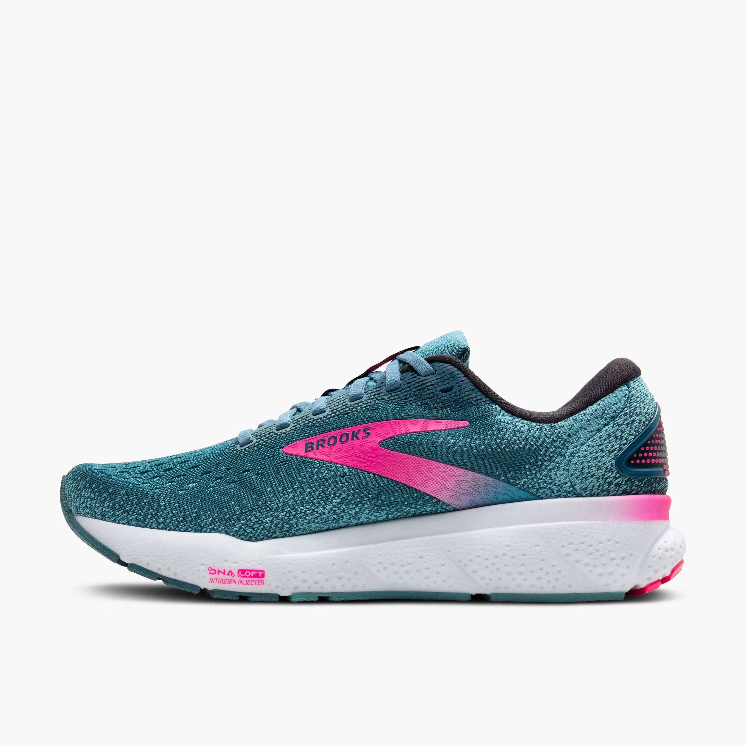 Brooks Women's Ghost 16 Running Shoes Blue / Pink / Moroccan Blue