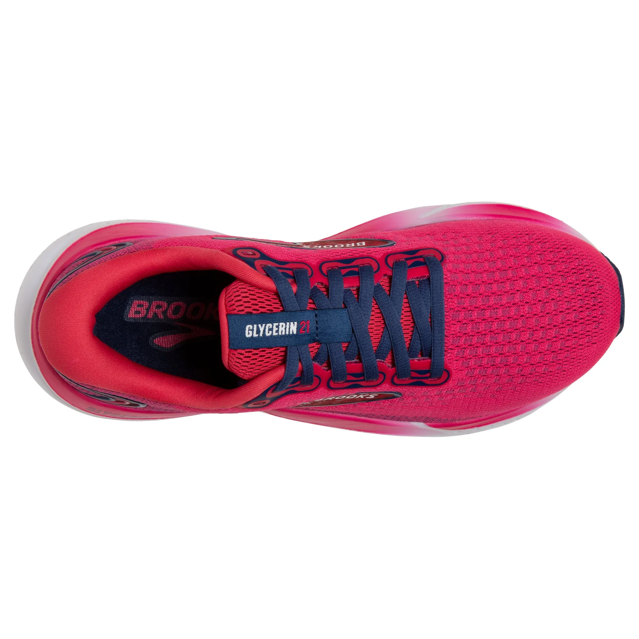 Brooks Women's Glycerin 21 Running Shoes Raspberry / Estate Blue