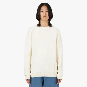 by Parra Landscaped Knitted Pullover / Off White