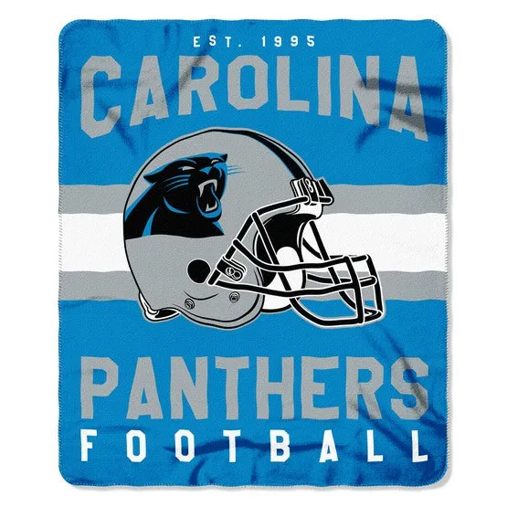 Carolina Panthers 50 x 60 Singular Fleece Throw Blanket