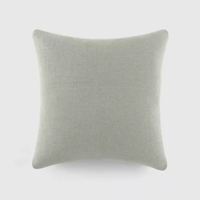 Casual Comfort Solid Cotton Square Throw Pillow