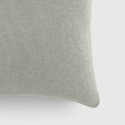 Casual Comfort Solid Cotton Square Throw Pillow