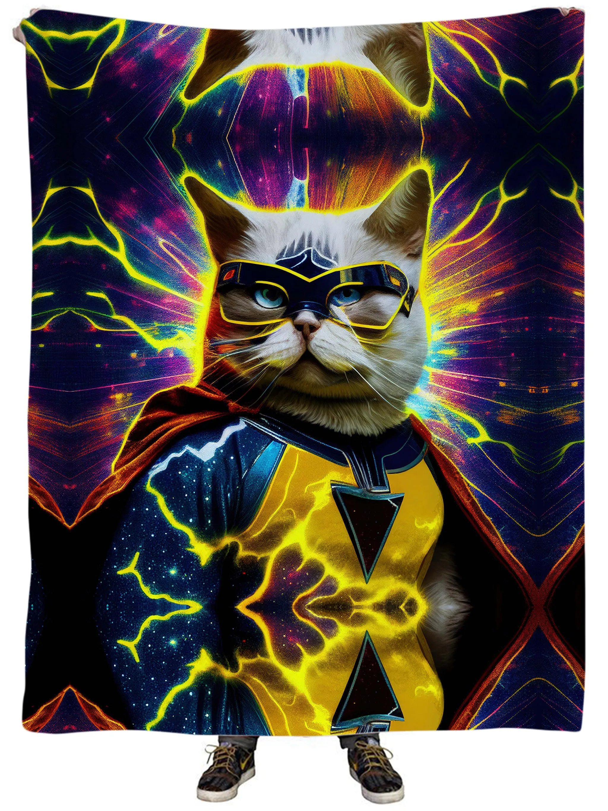 Cat Hero Plush Blanket