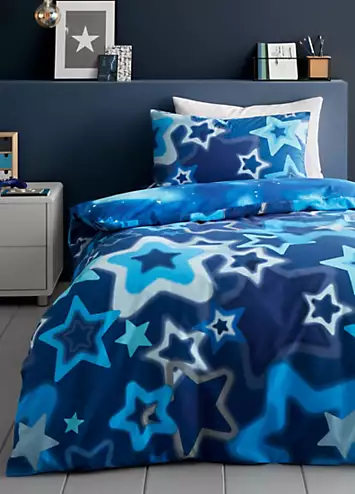 Catherine Lansfield Kids Ombre Stars Duvet Cover Set | Kaleidoscope