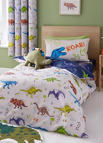 Catherine Lansfield Kids Prehistoric Dinosaurs Duvet Cover Set | Kaleidoscope