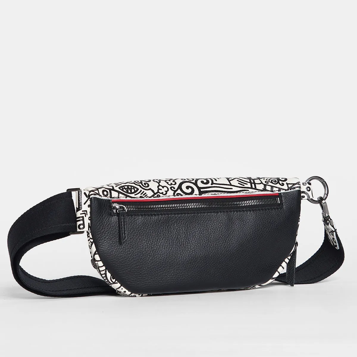 Charles Crossbody | Hammitt x Alex Alpert - Beach Mural/Gunmetal Melting Rivet | Med