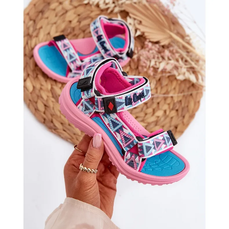 Children's sandals Lee Cooper LCW-24-34-2600 Pink