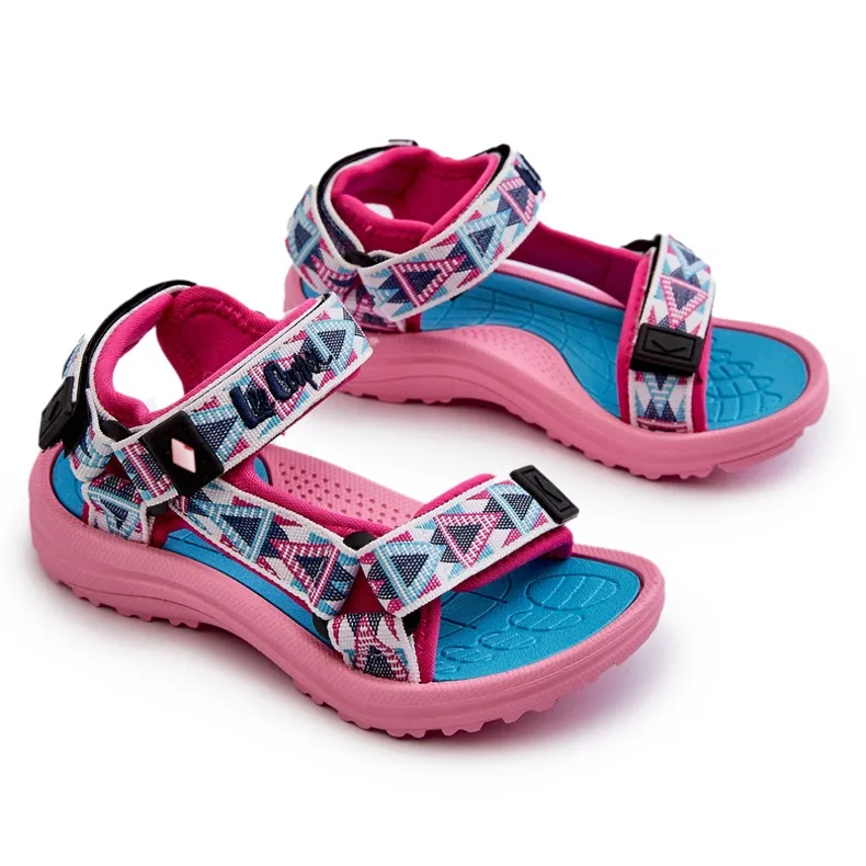 Children's sandals Lee Cooper LCW-24-34-2600 Pink