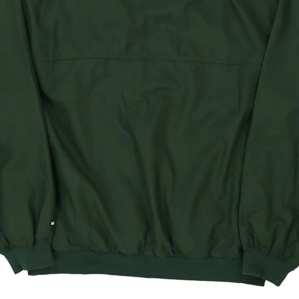 Clara Maass Medical Center Tommy Hilfiger Windbreaker - Large Green Polyester