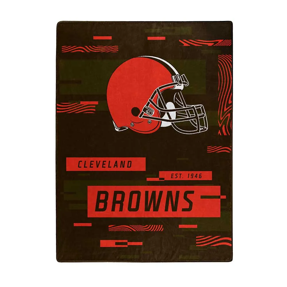 Cleveland Browns 60 x 80 Digitize Royal Plush Blanket