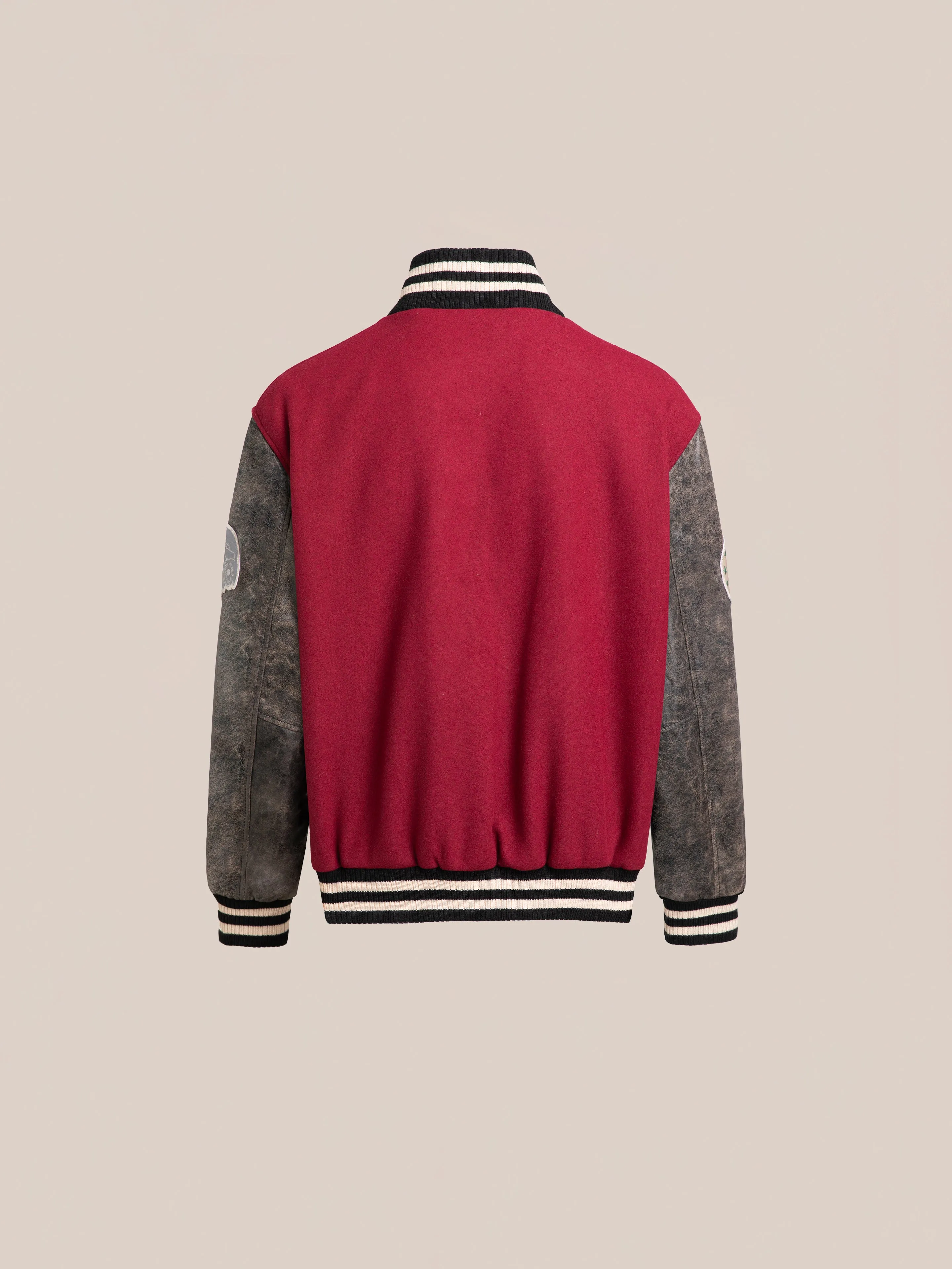 Crimson Letterman Jacket