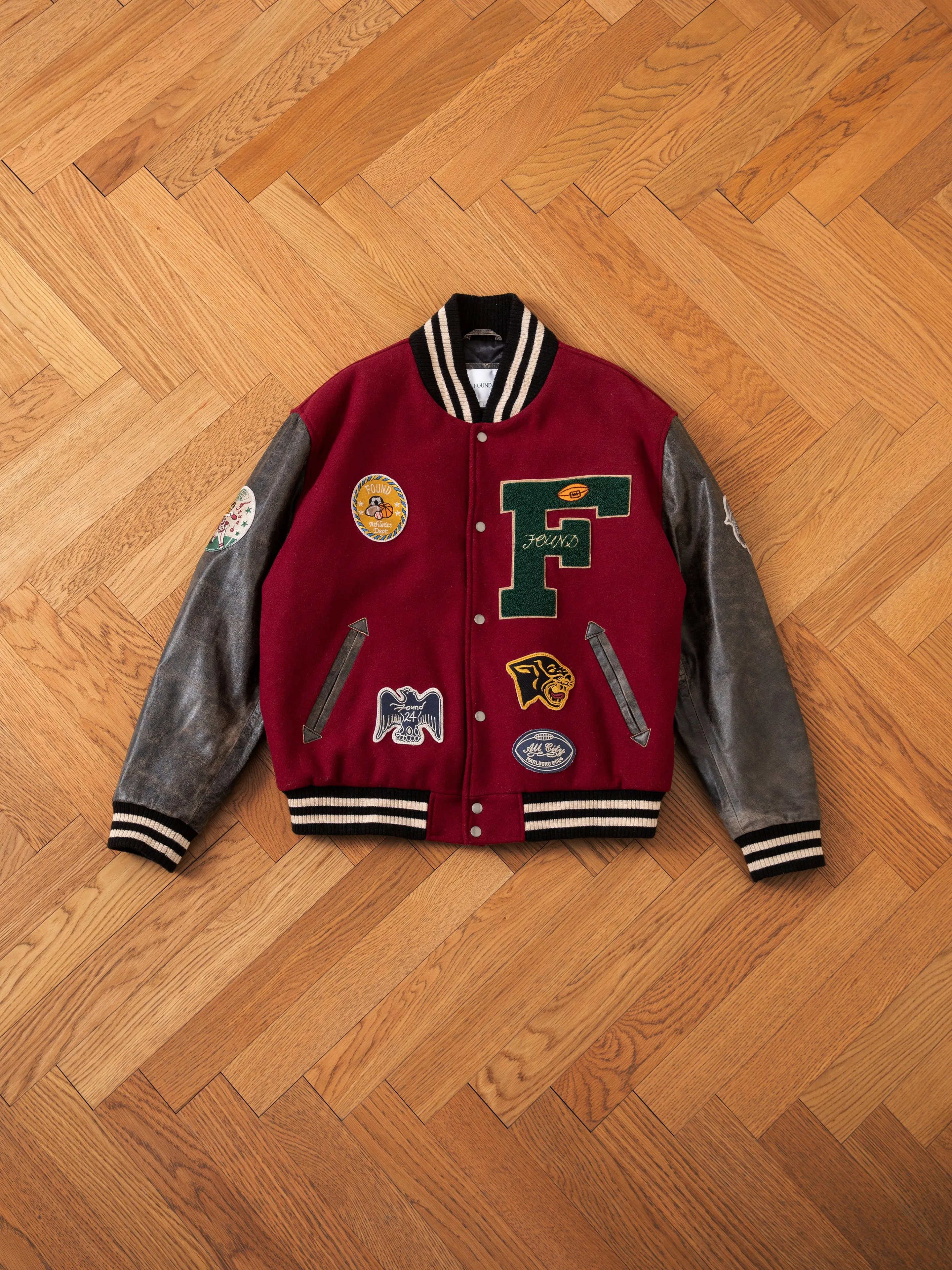 Crimson Letterman Jacket