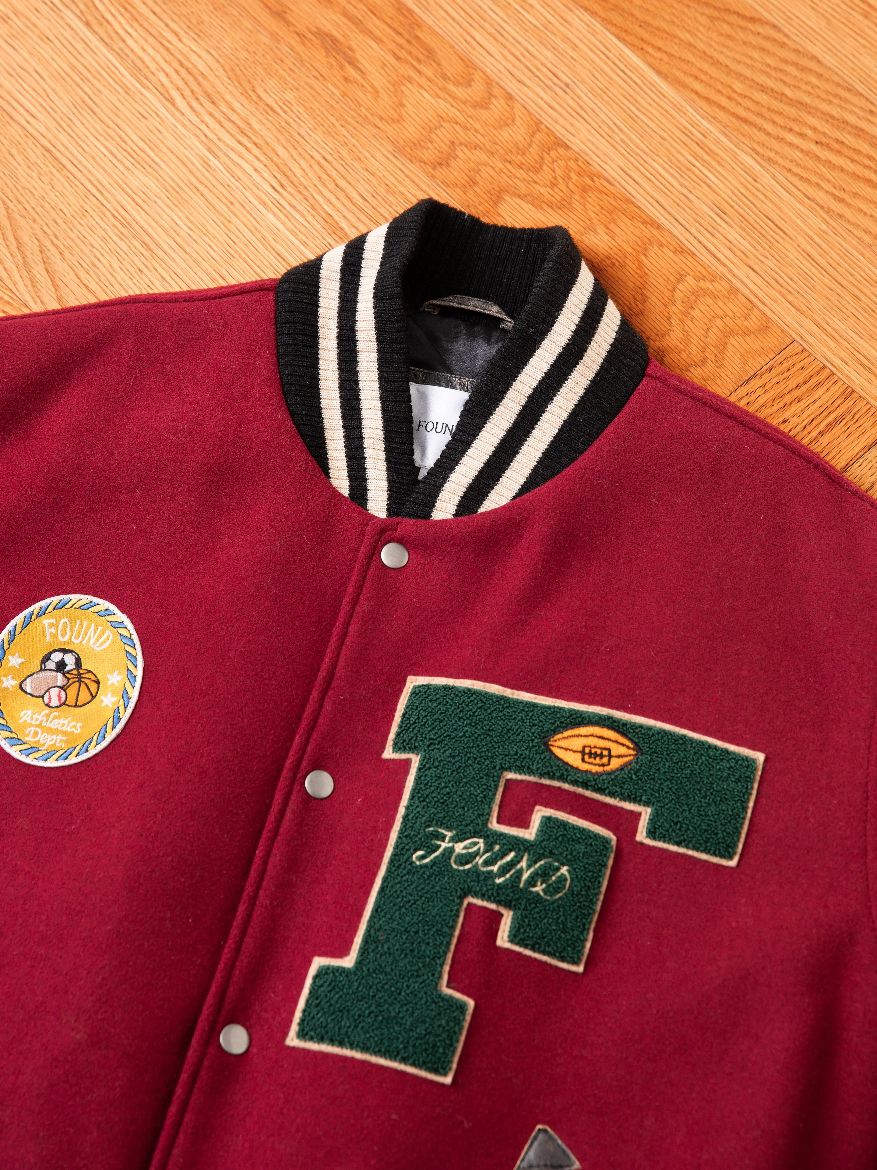 Crimson Letterman Jacket