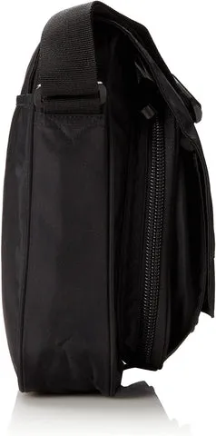 Derek Alexander Unisex Everyday/Travel Cross-Body Shoulder Bag - Black (PW 20148)