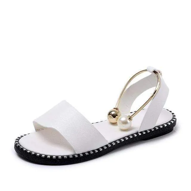 DLROOTY Black Sandals