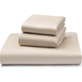 Domani Home Essentials Sateen Fitted Crib Sheet, Pearl