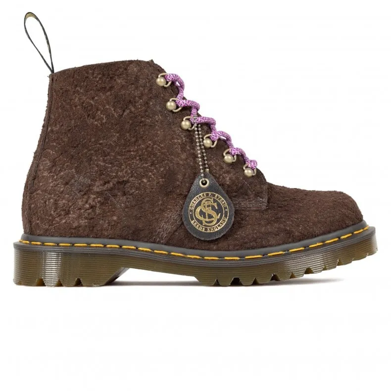 Dr. Martens 101 Hardware Suede 'Made in England' (Dark Brown)